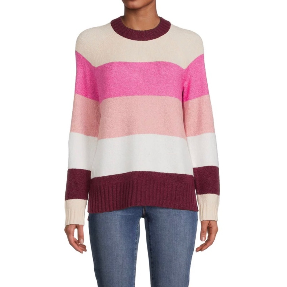 pink striped sweater - Picture 1 of 4